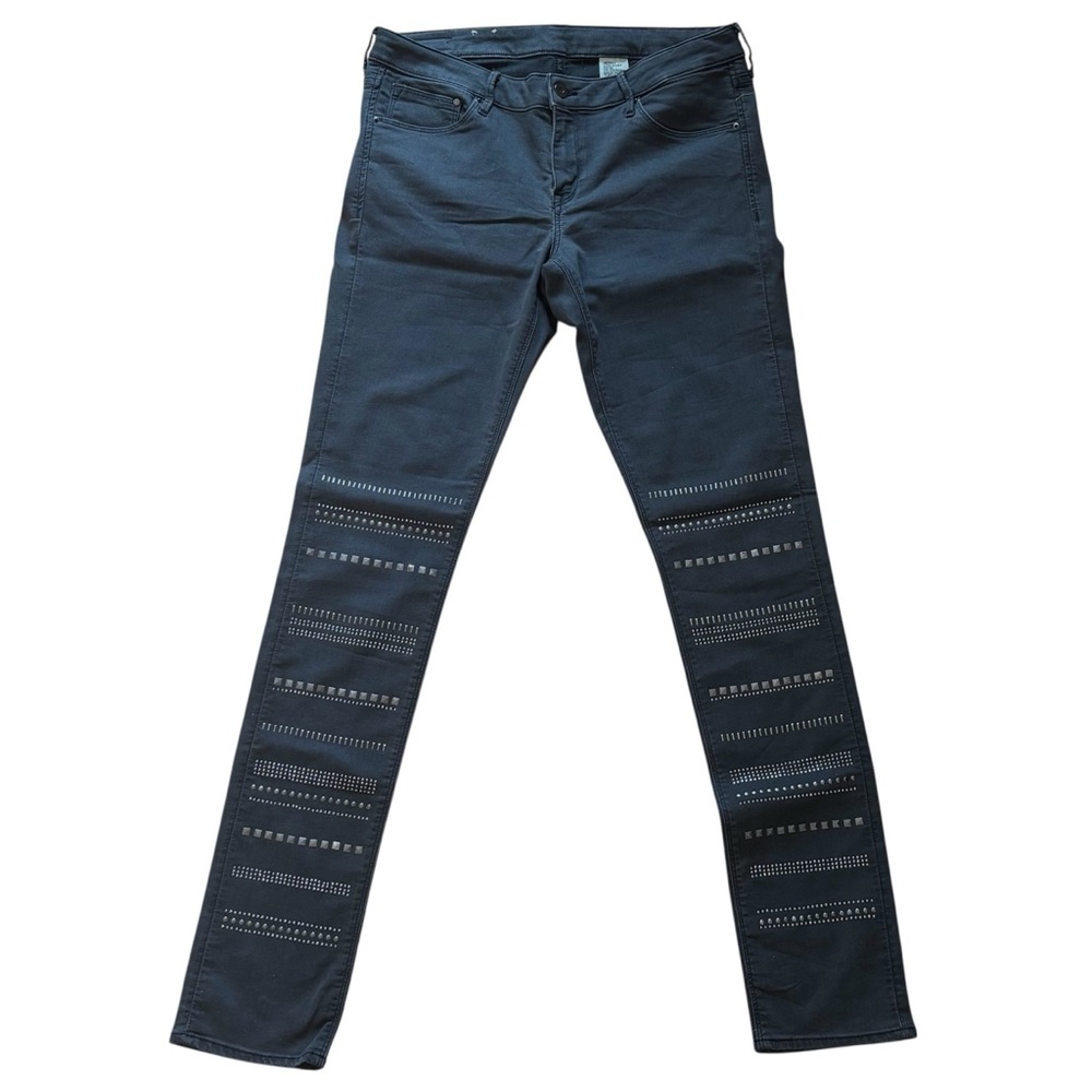 Rockstar Unisex H&M Studded Skinny Jeans 33/34